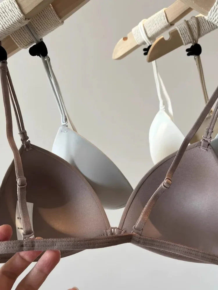 French Front-Closure Bralette | Seamless Triangle Cup
