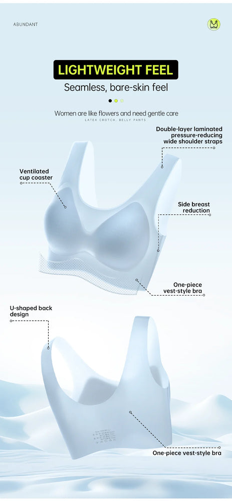 Ultra-Thin Seamless Bralette | Wireless Summer Sleep Bra