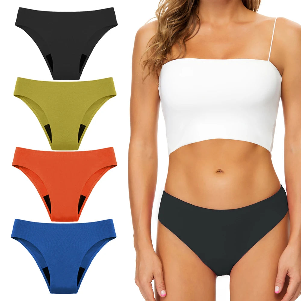 Teen Seamless Period Swimwear | 4-Layer Leakproof Bikini